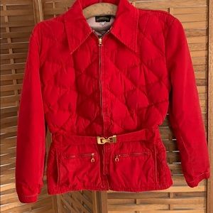 Vintage quilted down-filled ladies jacket.